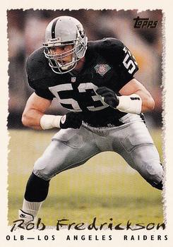 Rob Fredrickson Los Angeles Raiders 1995 Topps NFL #97